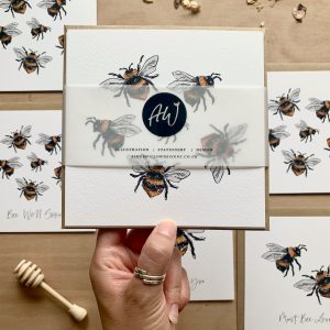 Illustrated Bee Postcards